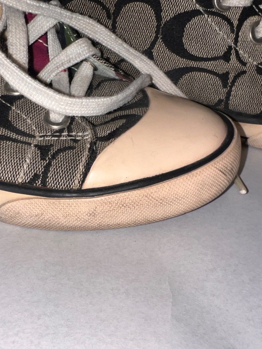 Coach logo high tops sneakers size 7.5 - Picture 11 of 13